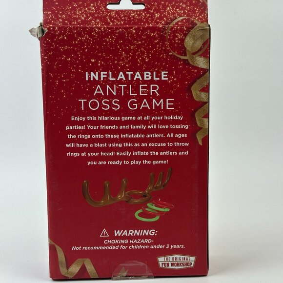 Pink Elephant Gift Reindeer Ring Toss Christmas Holiday PartyGame Inflatable NEW - Picture 3 of 5